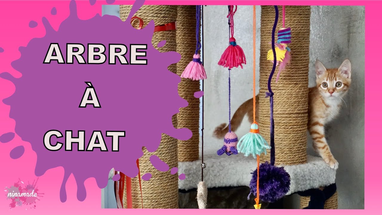 DIY.  Arbre à Chats avec Matériel Recyclé // Scraper for Cats with Recycled Material