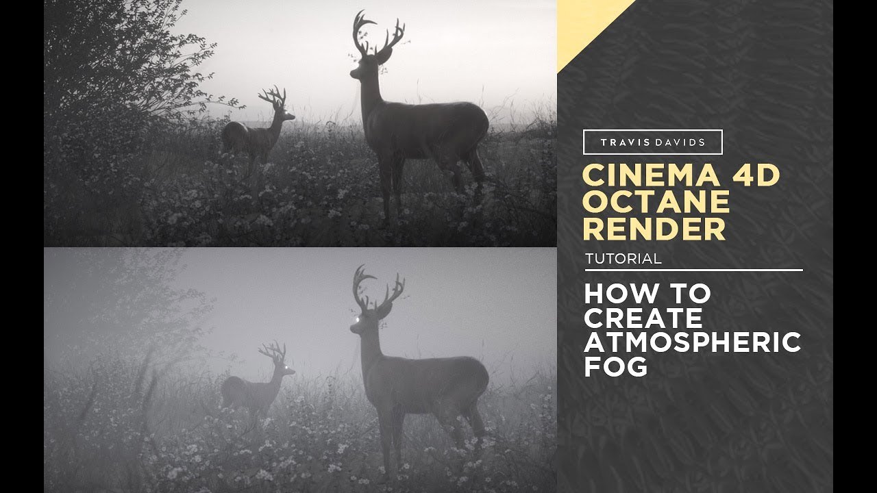 Cinema 4D, Octane Render - How To Create Atmospheric Fog