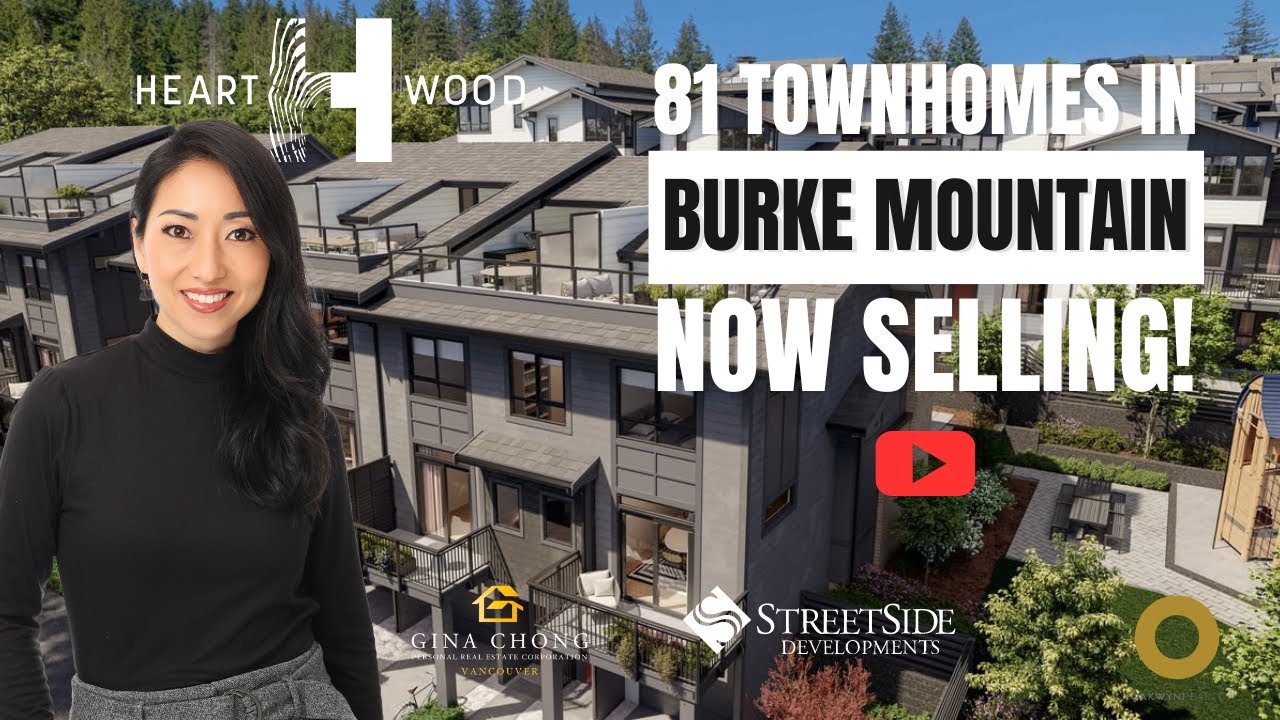 Heartwood by Streetside Developments on Burke Mountain in Coquitlam. 81 3 & 4 bedroom Townhomes!