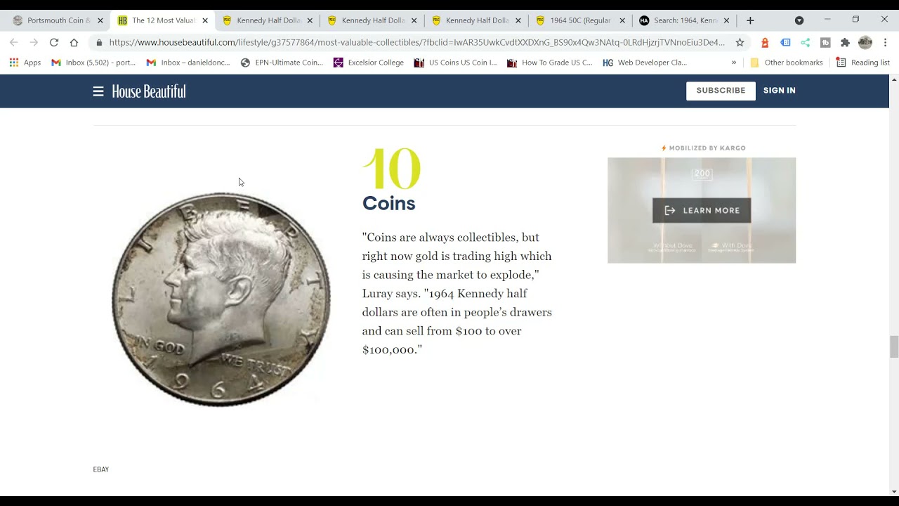 1964 Kennedy Half Dollar Worth $100,000? Here We Go Again!