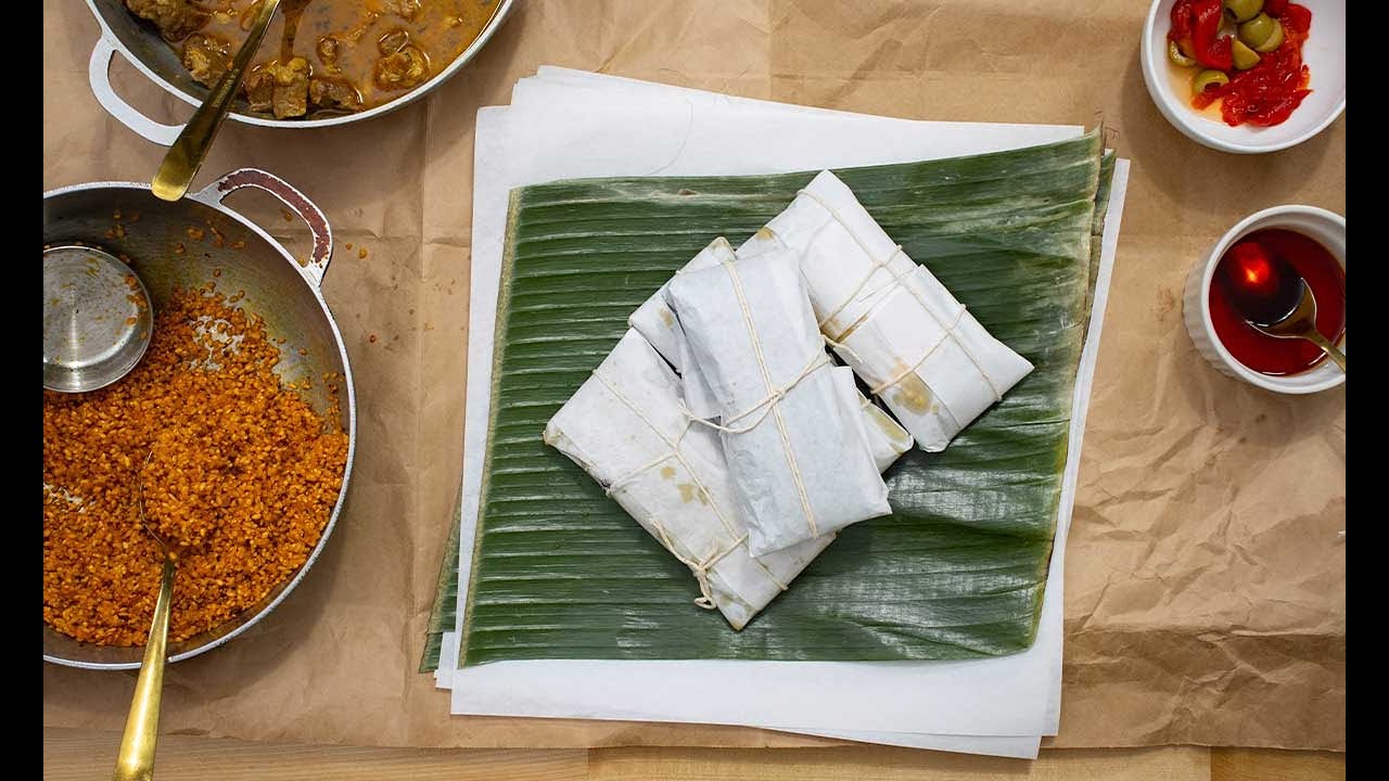 Puerto Rican Pasteles de Arroz (Rice Dumplings)