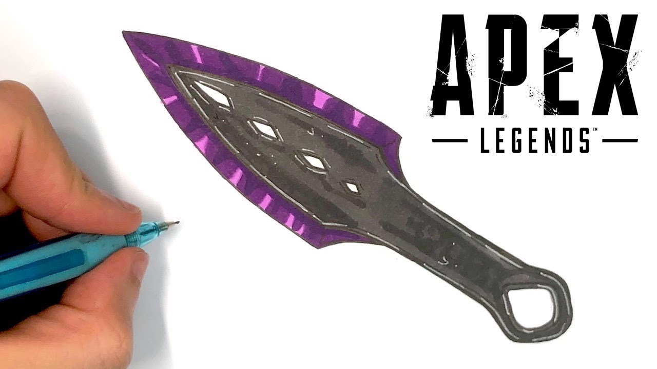 DRAW EASY KNIFE - APEX LEGENDS