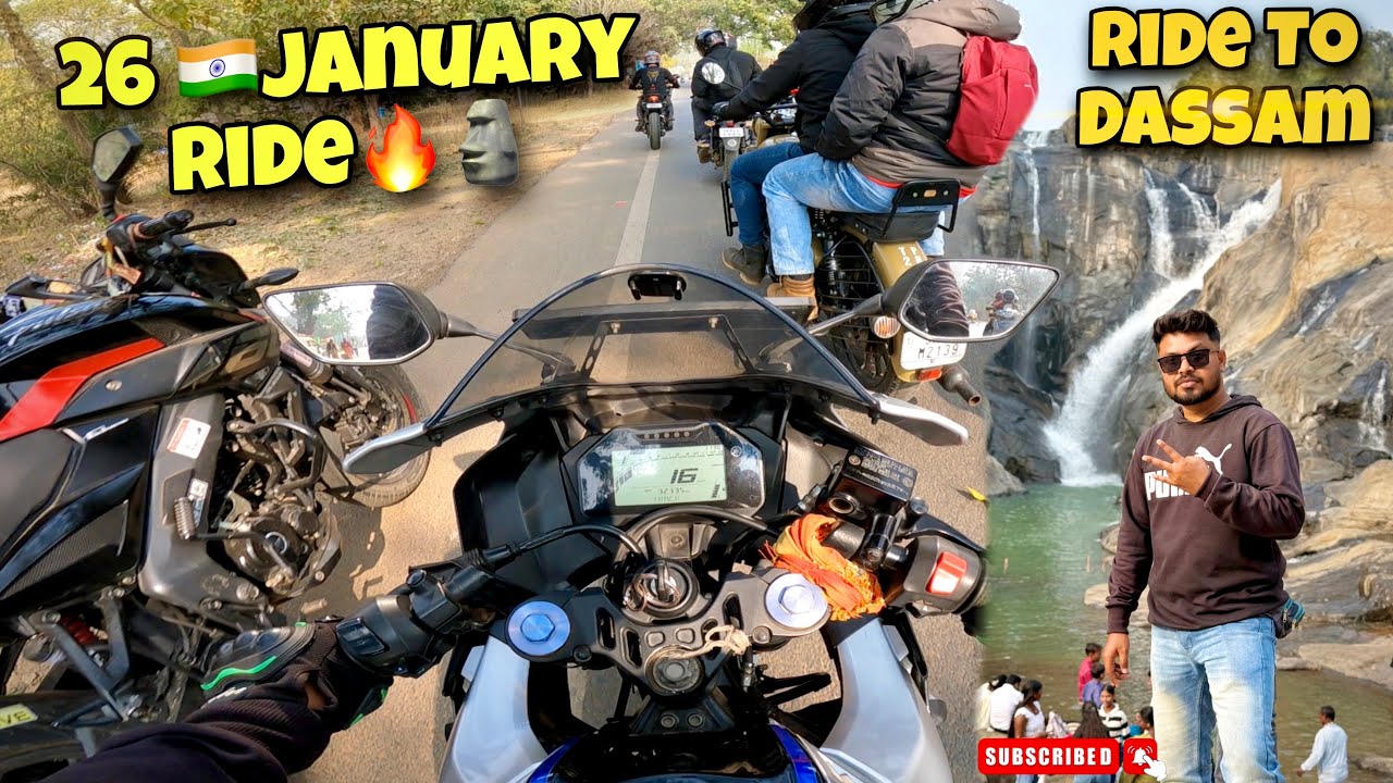 Dassam Fall Ride With Group😍🔥Maja Aa Gaya😃🇮🇳@imsumesh 
