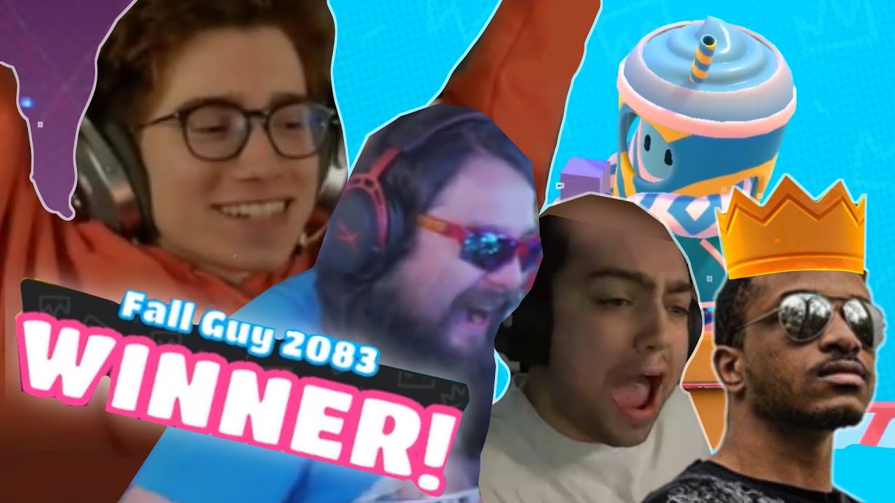 Team Clint Stevens are Fall Guys Legends (ft. Mang0, Mizkif, Lacari)