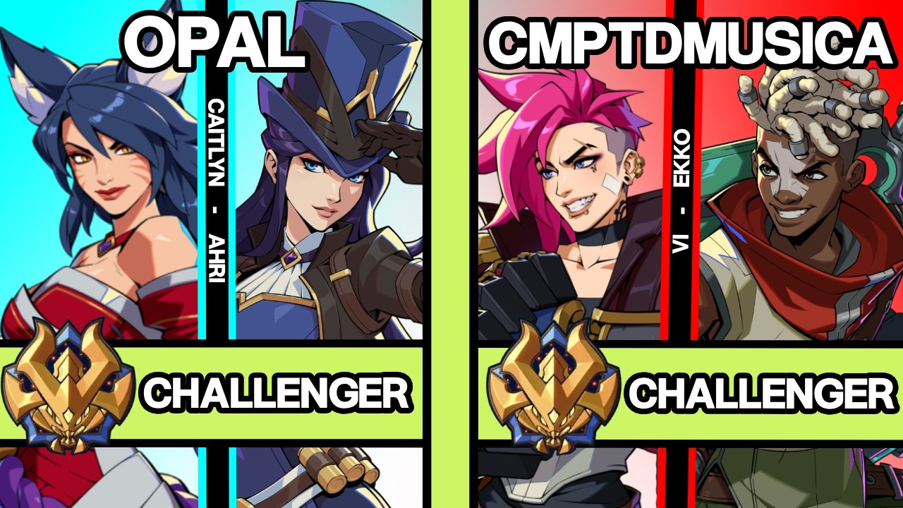 2XKO ▰ OPAL (Caitlyn-Ahri) vs CMPTDMUSICA (Vi-Ekko) ▰ 2XKO Pro Replays