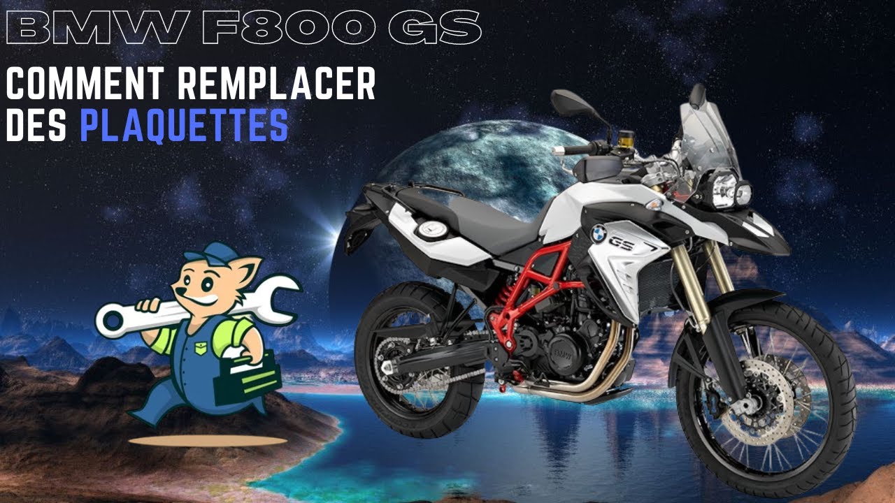 [TUTO] BMW F 800 GS Remplacement des plaquettes / change brake pads