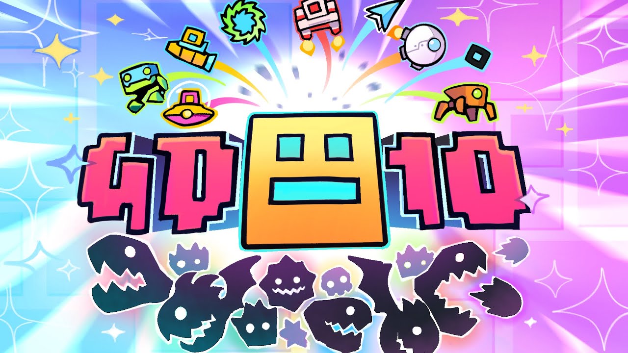10-летний юбилей Geometry Dash