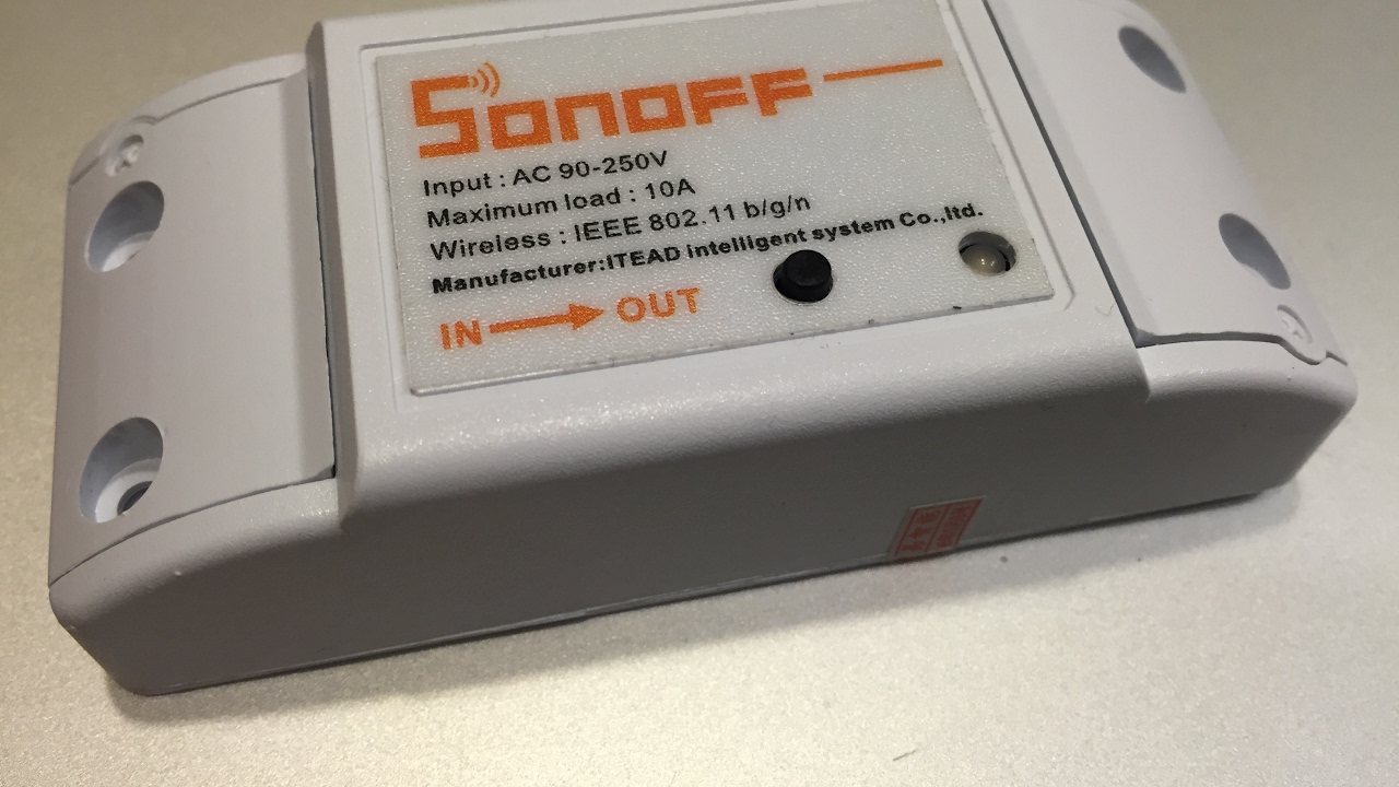 Bezprzewodowy przełącznik WiFi - Sonoff Basic