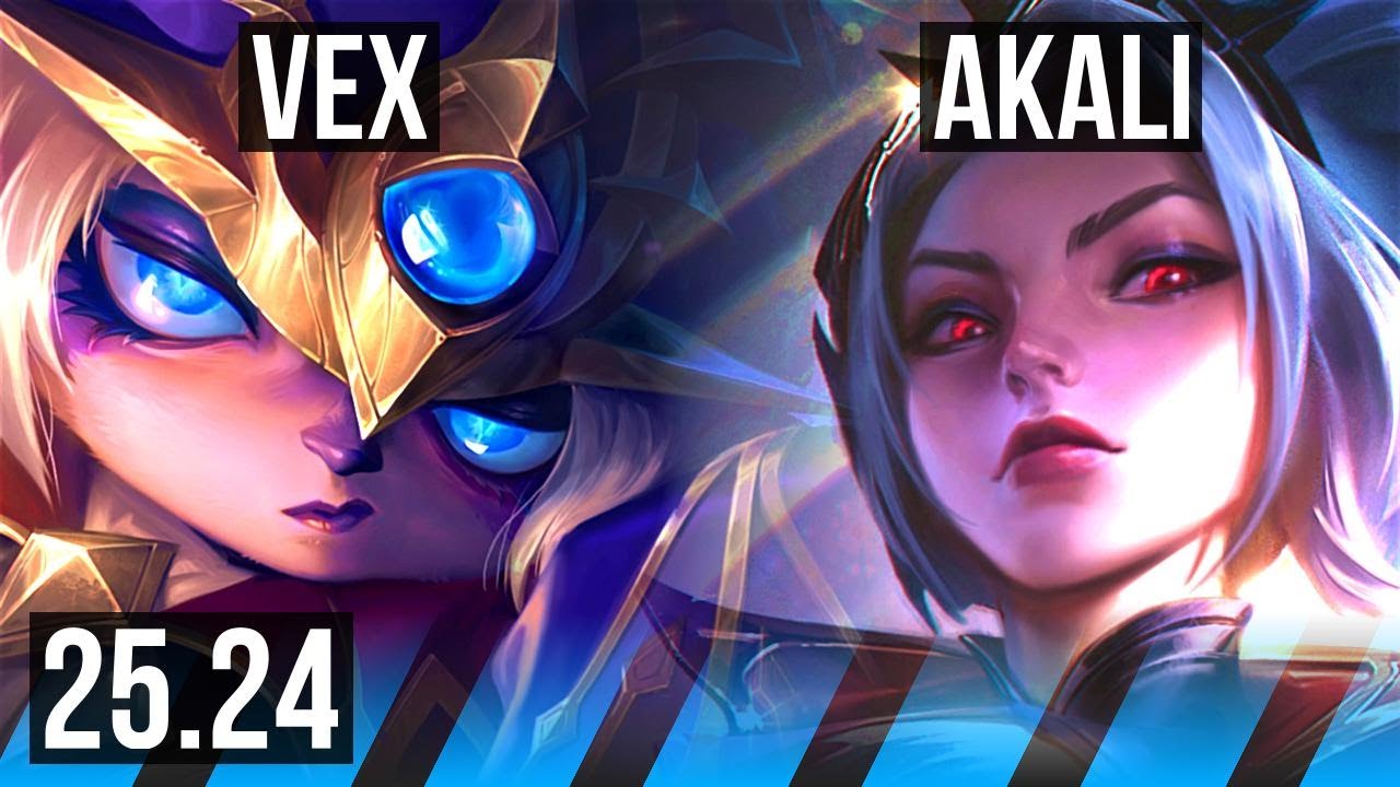 VEX vs AKALI (MID) | KR Master | 25.24