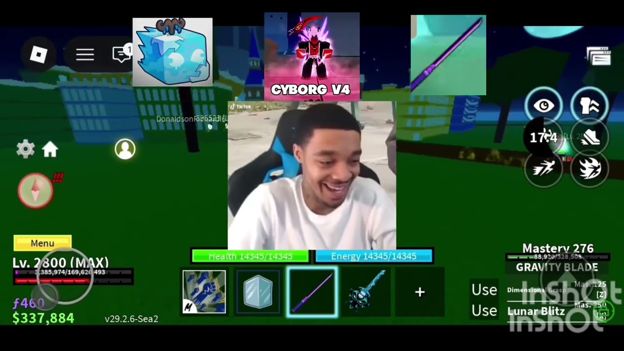 Bounty hunting with ice and Godhuman😈(it's too op with cyborgv4 