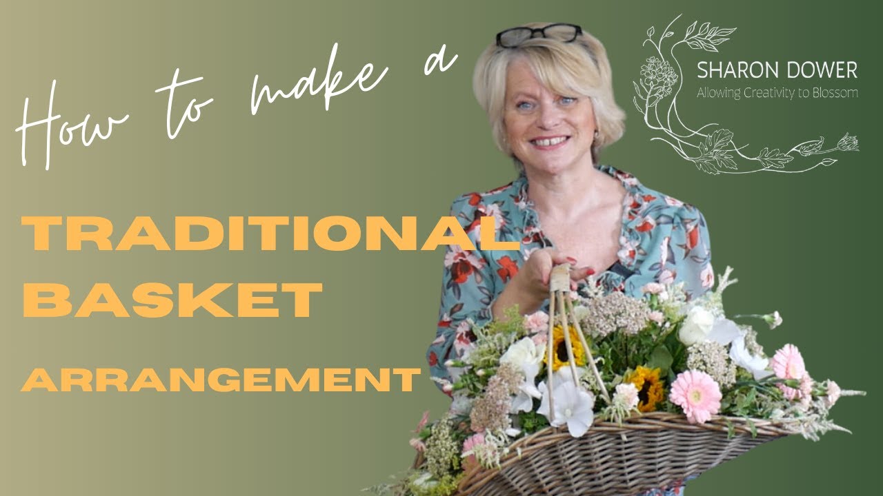 How to Arrange a Traditional Basket Arrangement 🌸 Using Sustainable FibreFloral foam