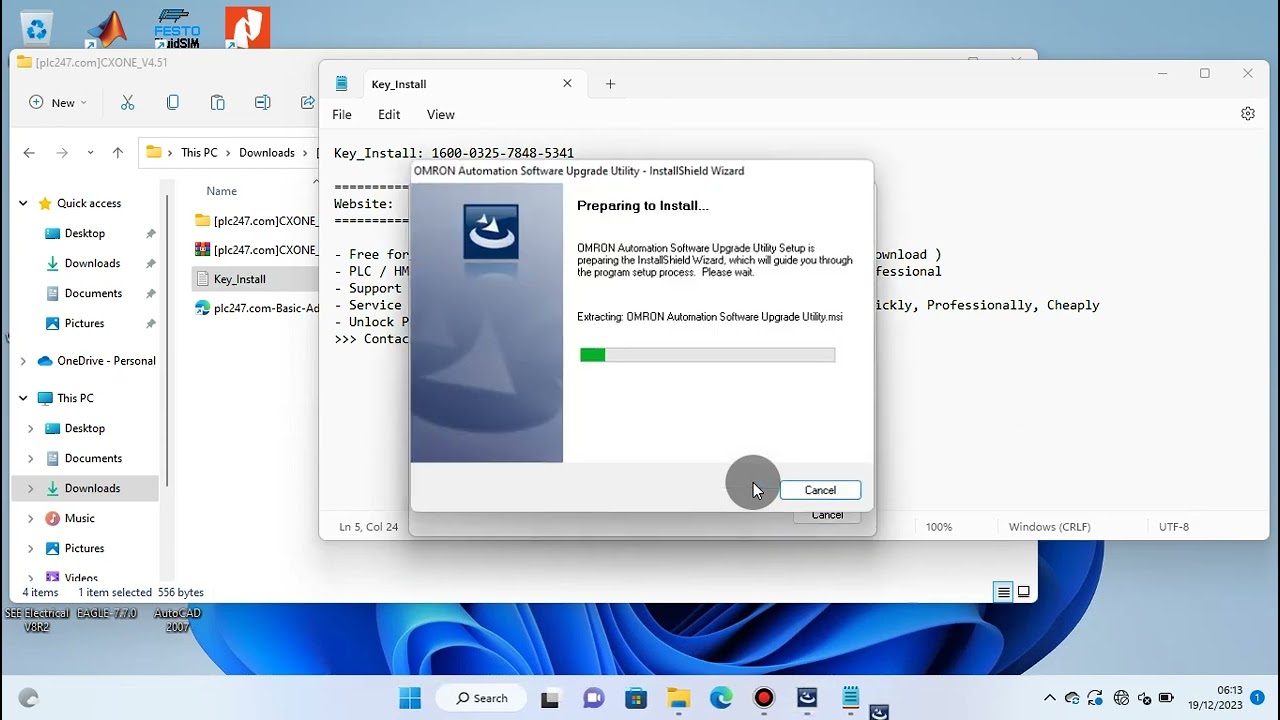 #PART 1 CARA INSTALL APLIKASI CX-ONE V4.51 CX-PROGRAMMER V9.73