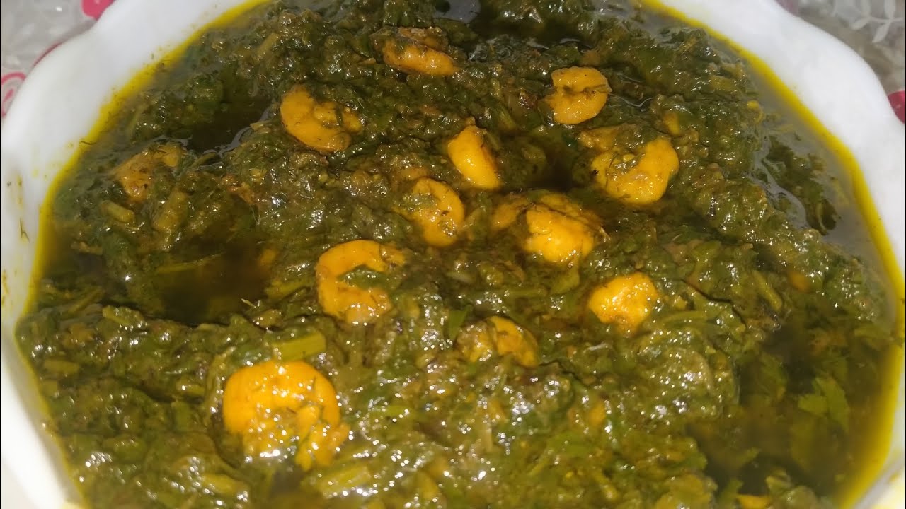 Jhinga palak recipe ll prawn recipe
