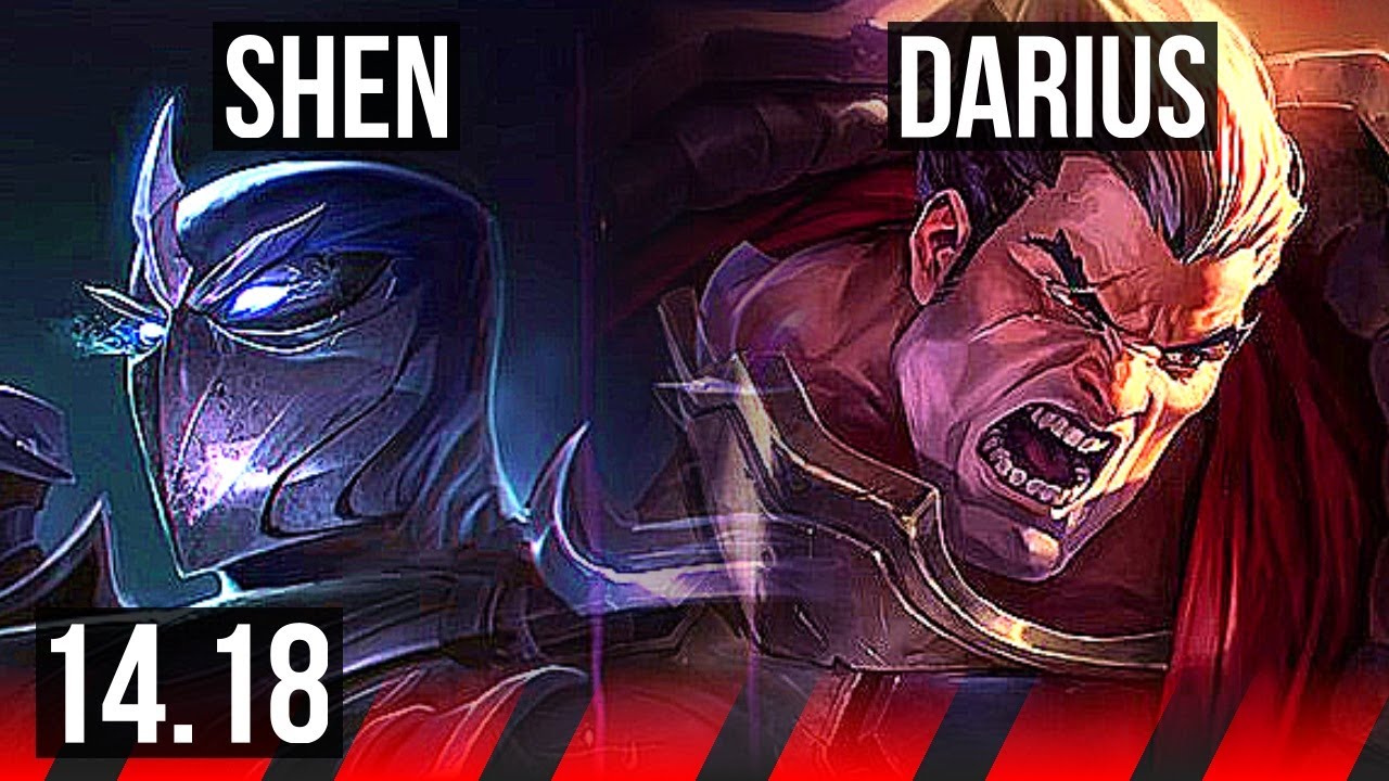 SHEN vs DARIUS (TOP) | 5/1/6 | EUW Challenger | 14.18