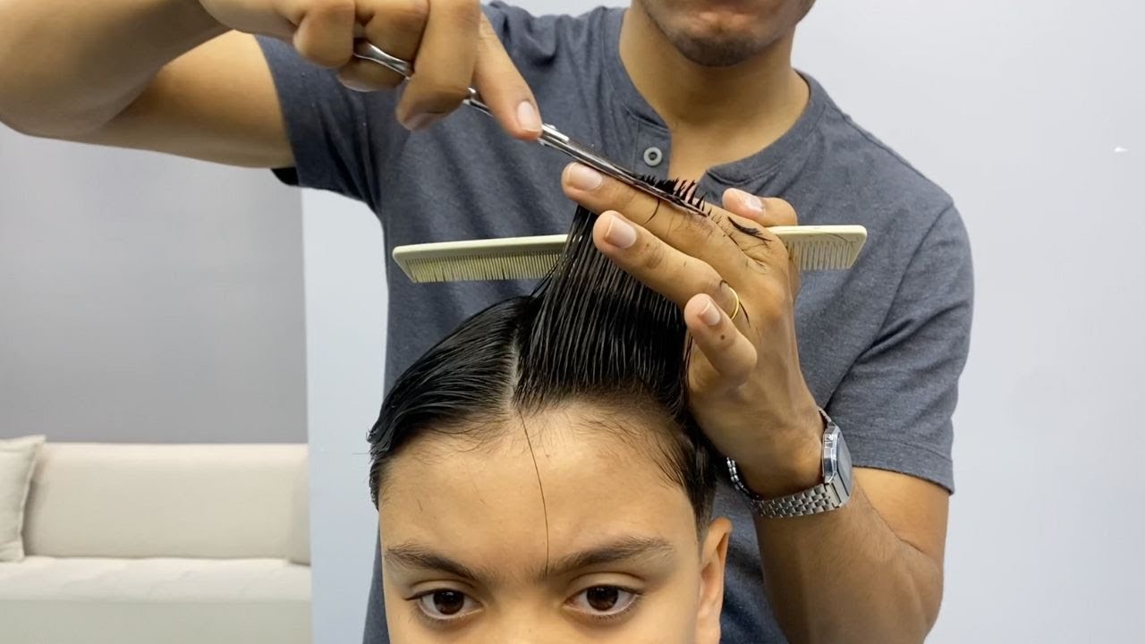 Como Cortar o Topo Com Mechas - Tutorial Corte Masculino | com Farley Santiago