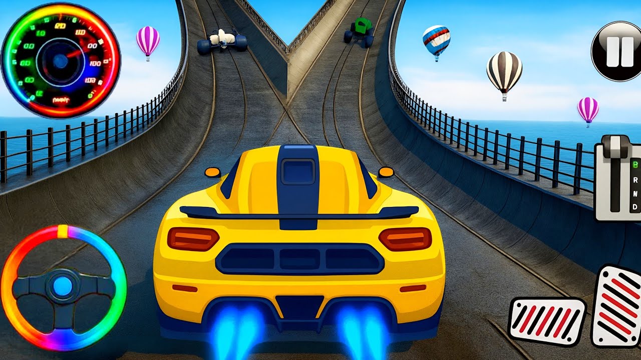 Impossible GT Car Stunt Racing | GT Car Stunt Master 3D | Android Gameplay