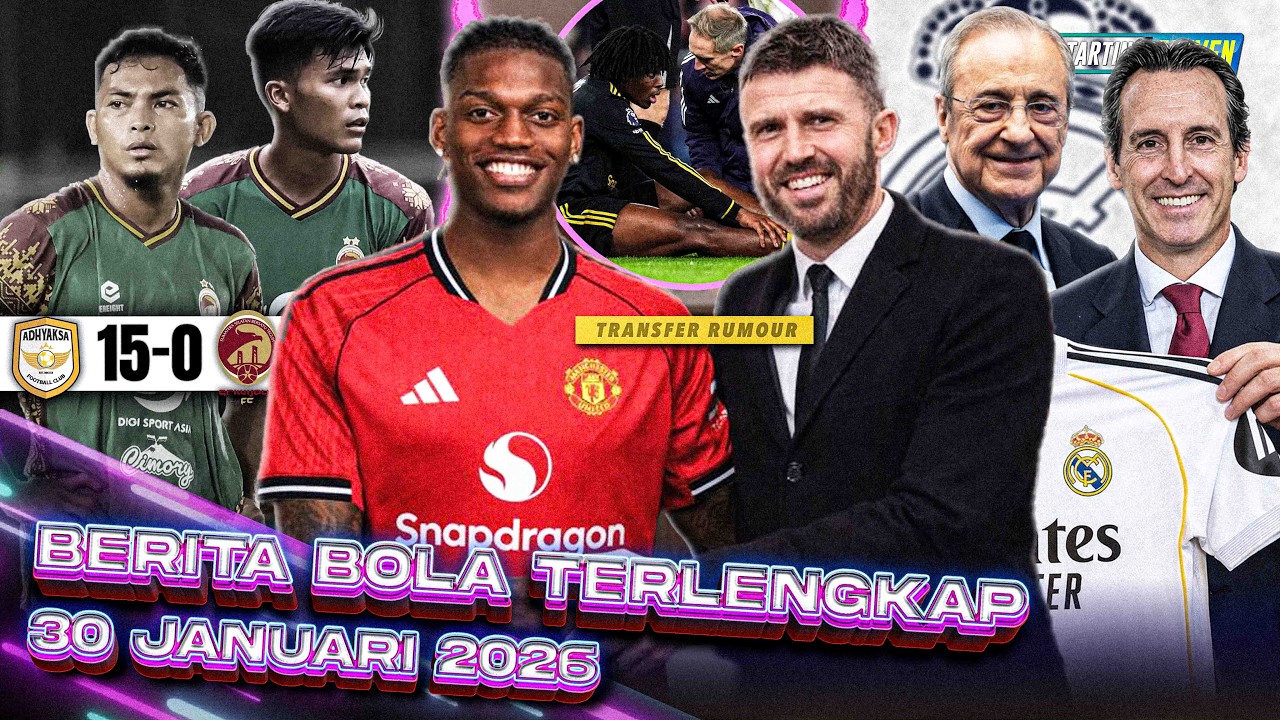 DORGU Cedera, MU Kejar LEAO 😱 INNALILLAHI! SRIWIJAYA Dihajar 15-0 😭 EMERY Calon PELATIH MADRID 🤔