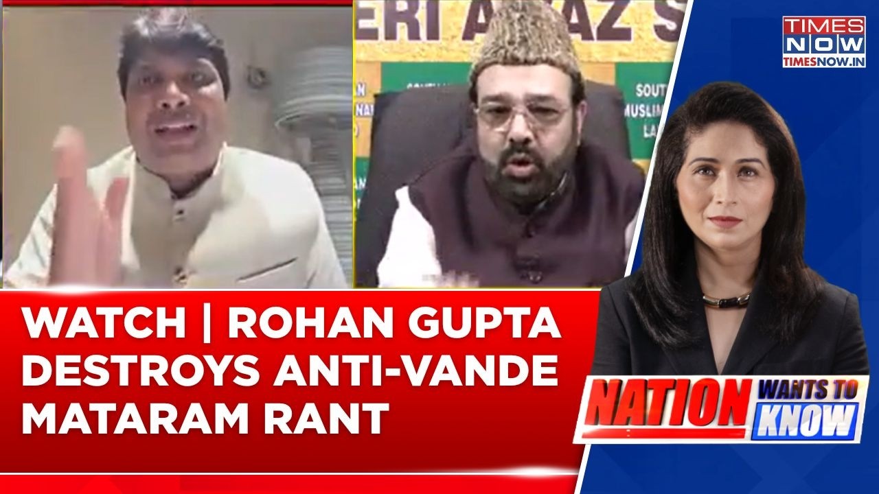 Rohan Gupta Crushes Anti-Vande Mataram Rant: 'Cannot Put Religion Before Country' | Watch