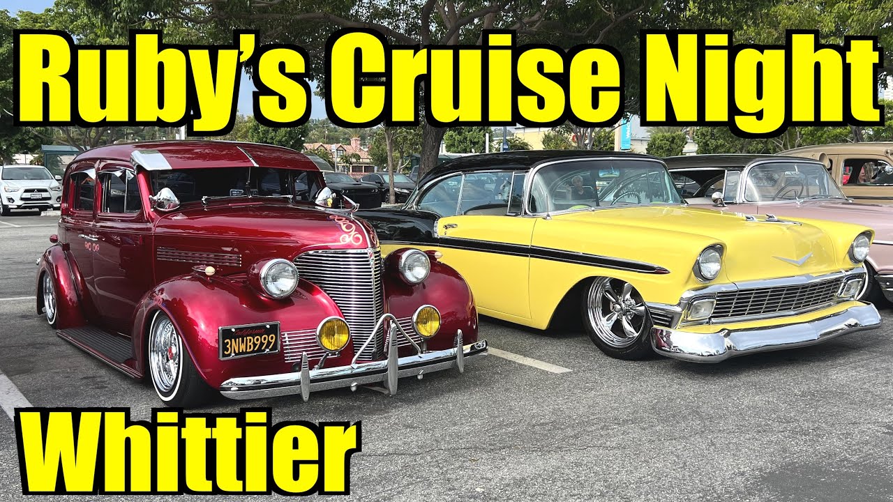 Ruby's Diner Cruise Night & Car Show In Whittier - July 18, 2025