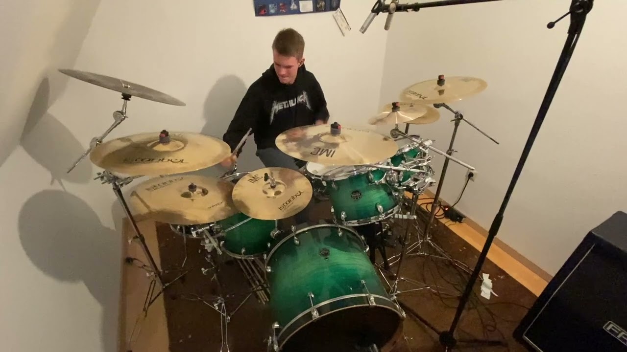 Lamb Of God - Redneck Cover 17 year old drummer Jon Mattis Voigt