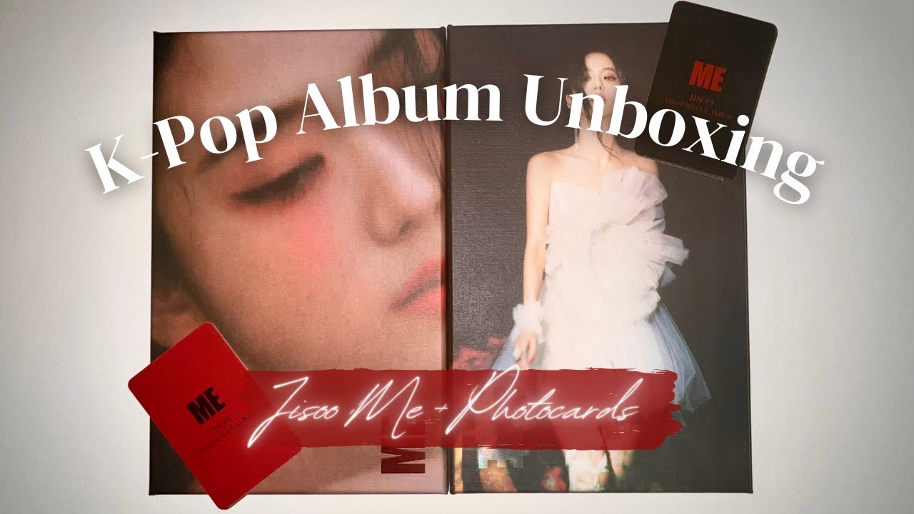 K-Pop Album Unboxing: Jisoo (지수) Me + Photocards
