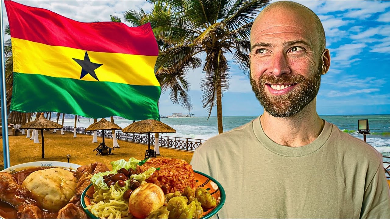 100 Hours in Ghana! 🇬🇭 Trying Fufu For The First Time!