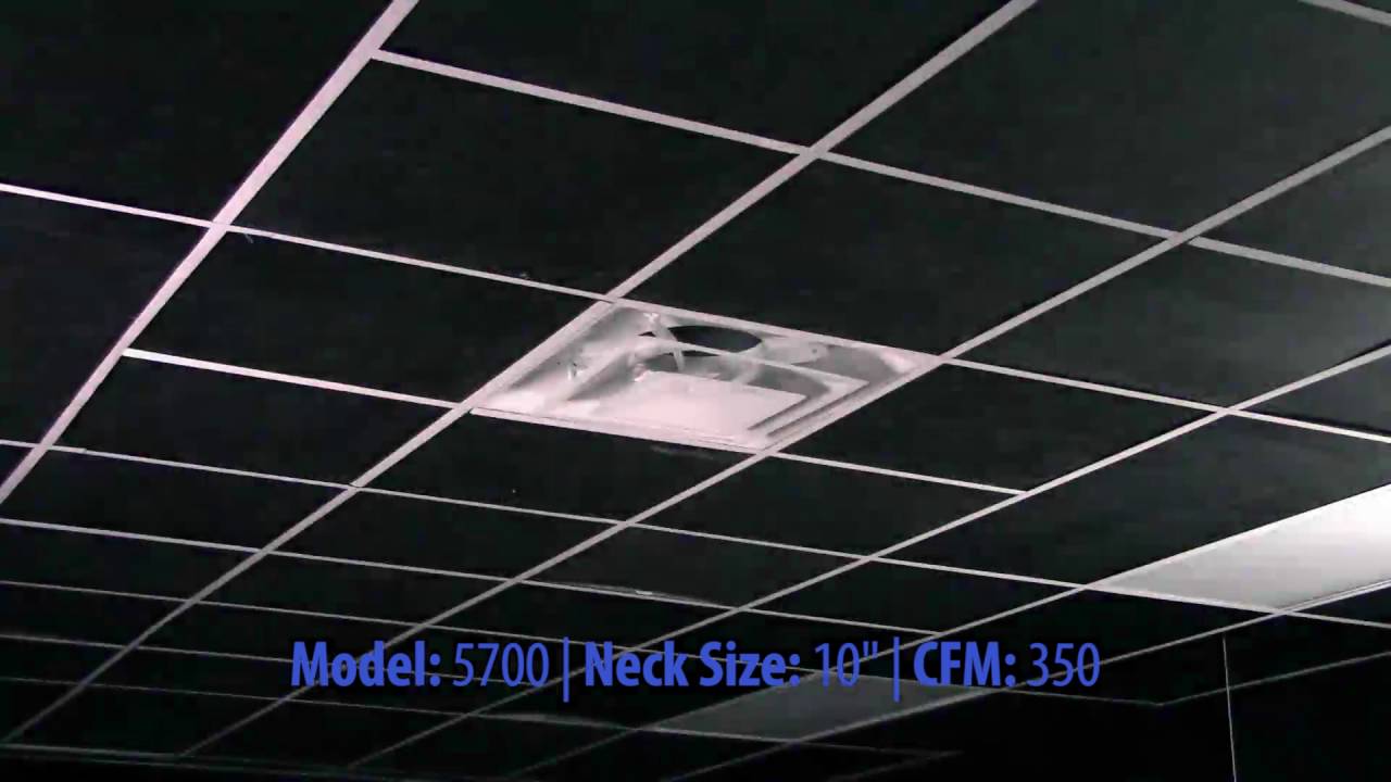 Model 5700 2-Cone Square Face Diffuser Smoke Test