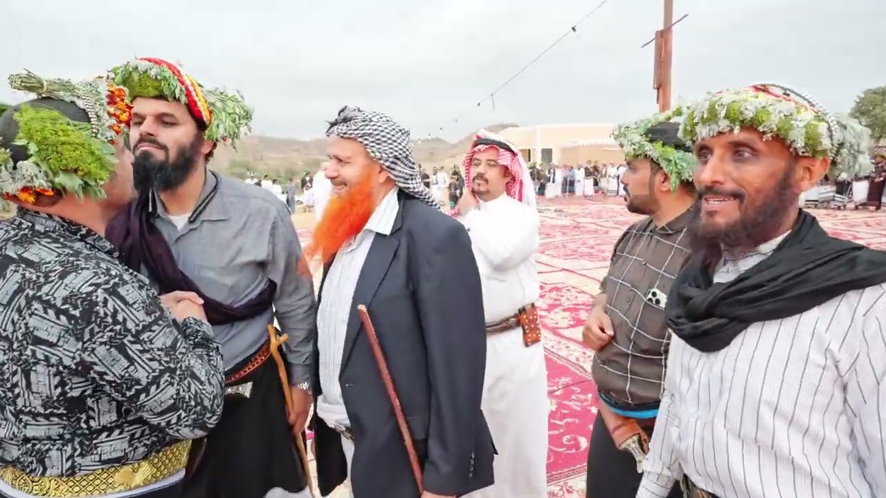 وفد من قبائل بني حريص بجبال الحشر يشارك في حفل لبلغازي في العيدابي تلبية لدعوة وجهة لهم