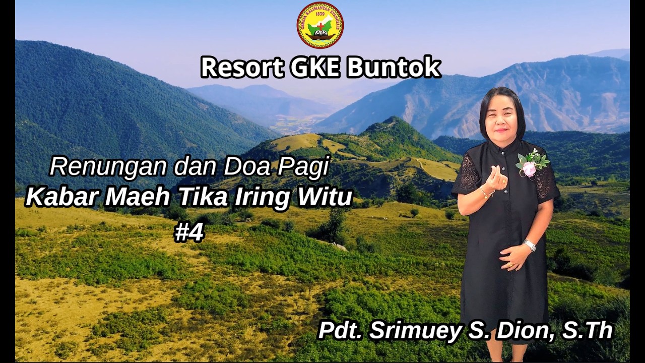 Renungan dan Doa Pagi | Pengantara Perjanjian Baru | Pdt. Srimuey S.Dion, S.Th