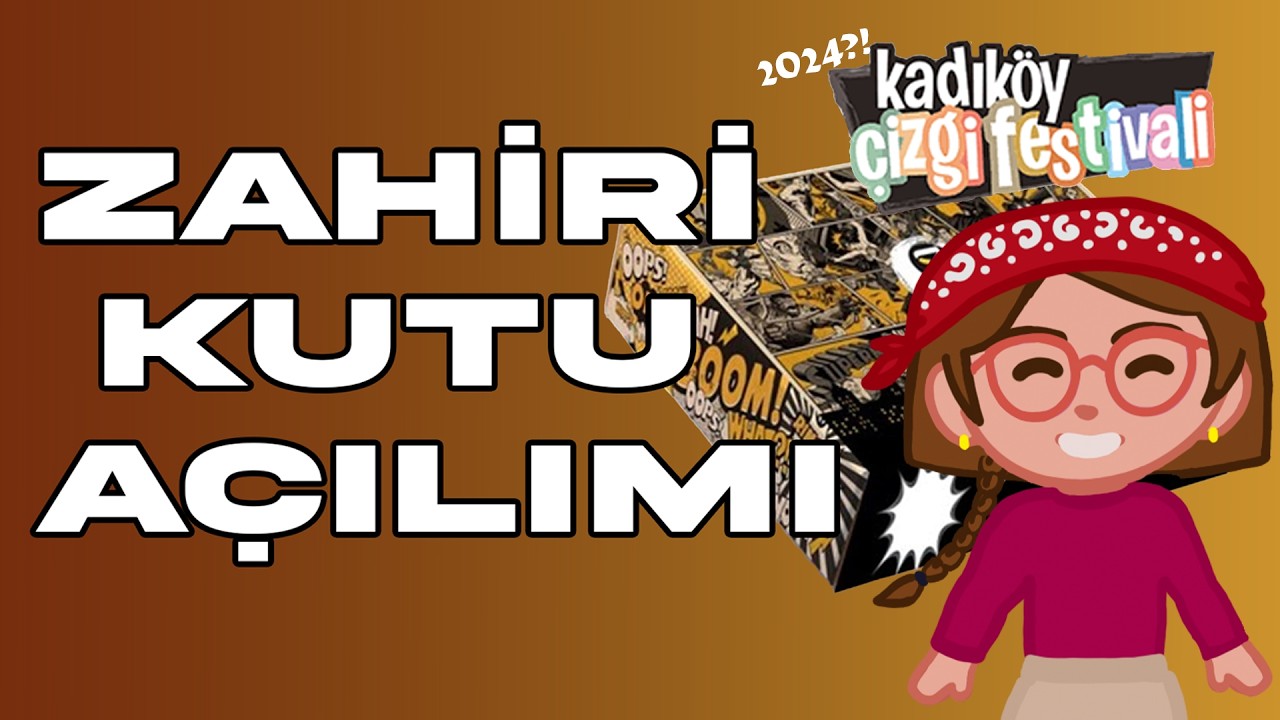 Sonunda! Zahiri kutu açılımı, Kadıköy Çizgi Festivali Çantası ve daha fazla Çizgi Roman