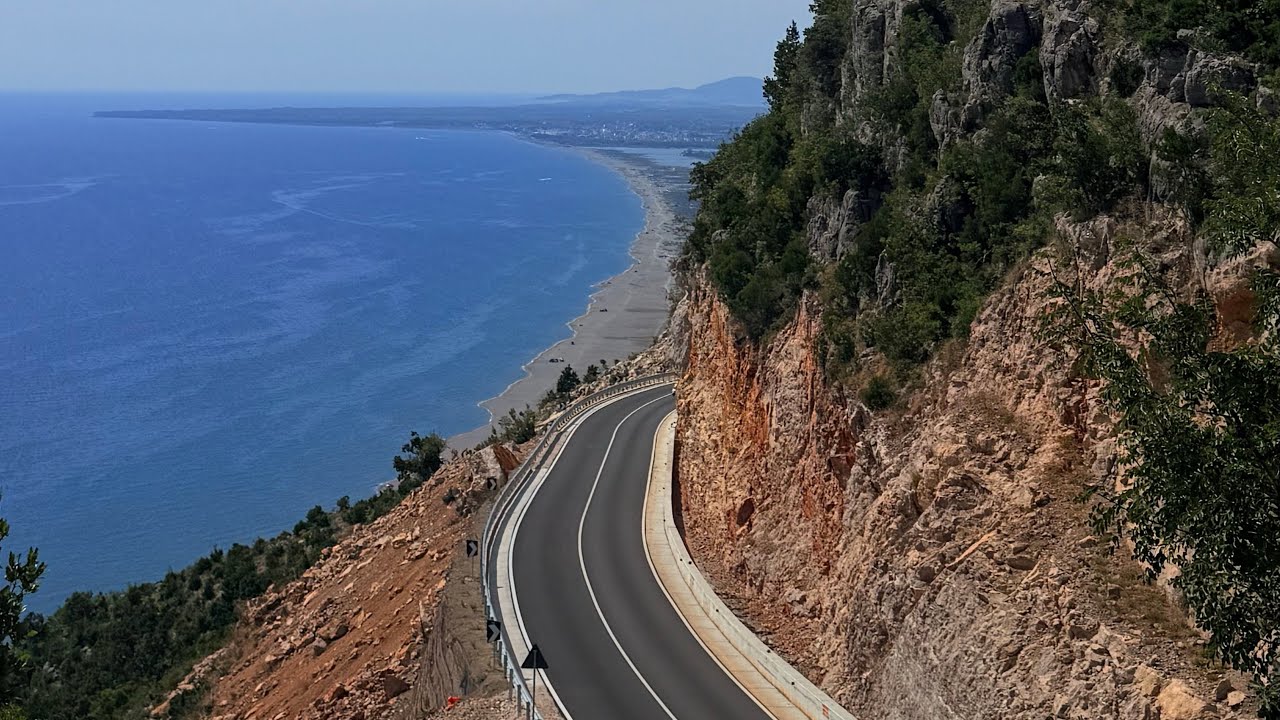 Albania 4K. Albanien 2025 Velipoj , Shëngjin, Rana e Hedhun. 