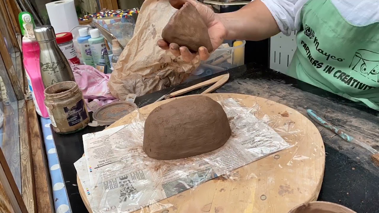 Creating a ceramic owl