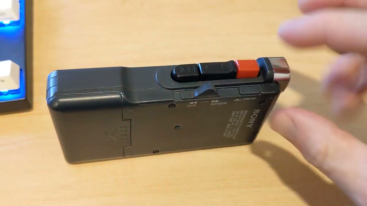 How to operate a slightly broken microcassette recorder