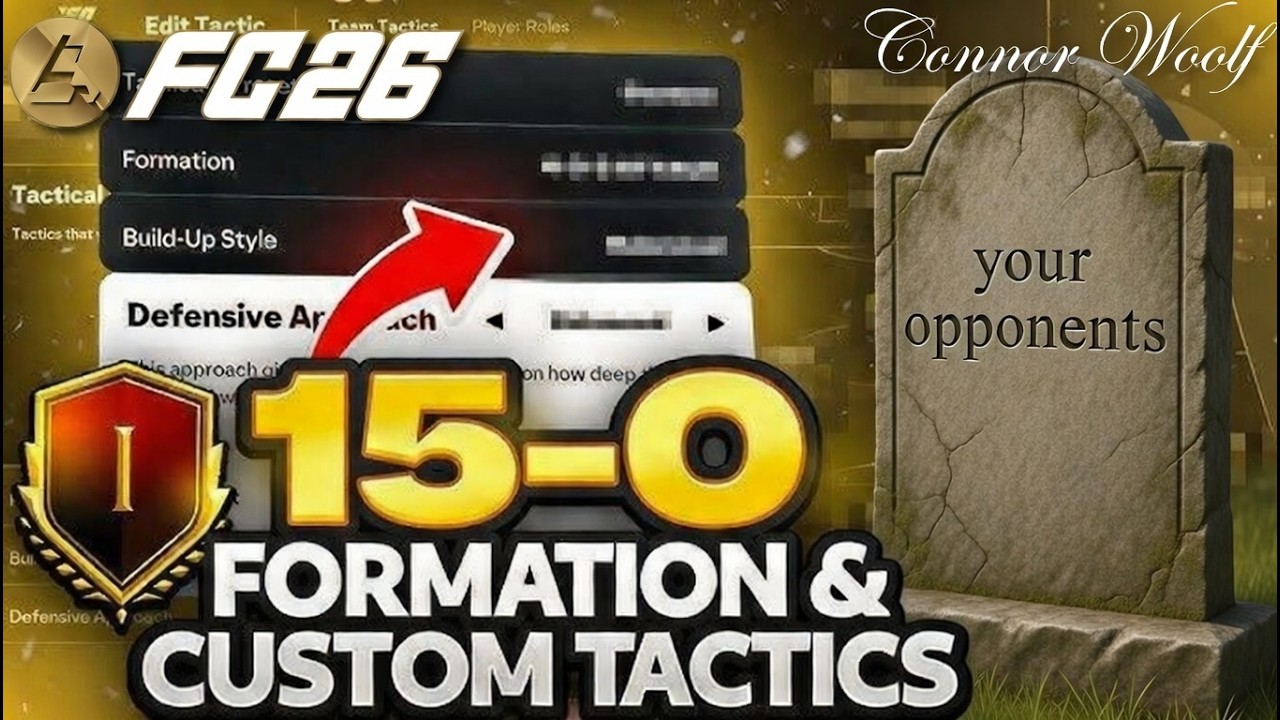Эти 4231(2) пользовательские тактики сделали FC26 легким 🔥😍