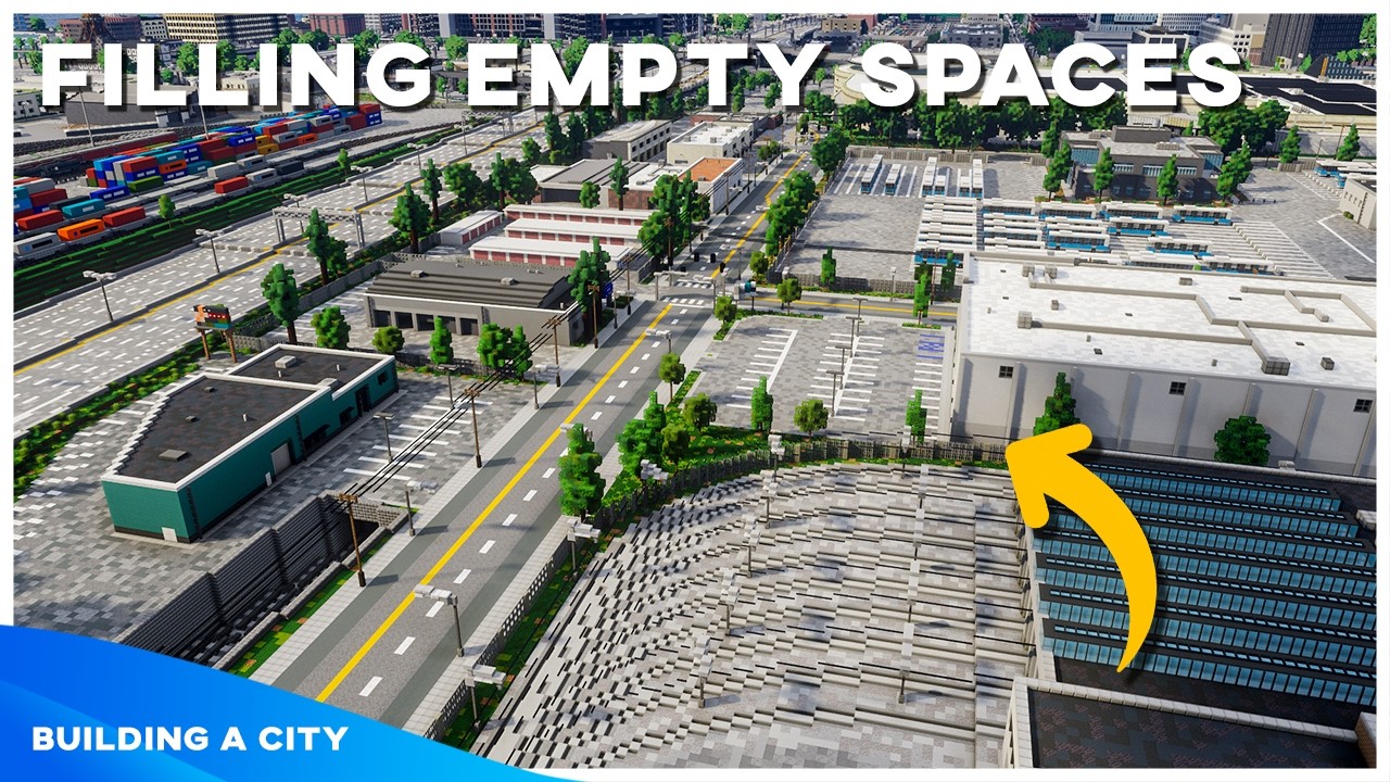 Filling up some empty spaces - Building A City #148 [Minecraft Timelapse]