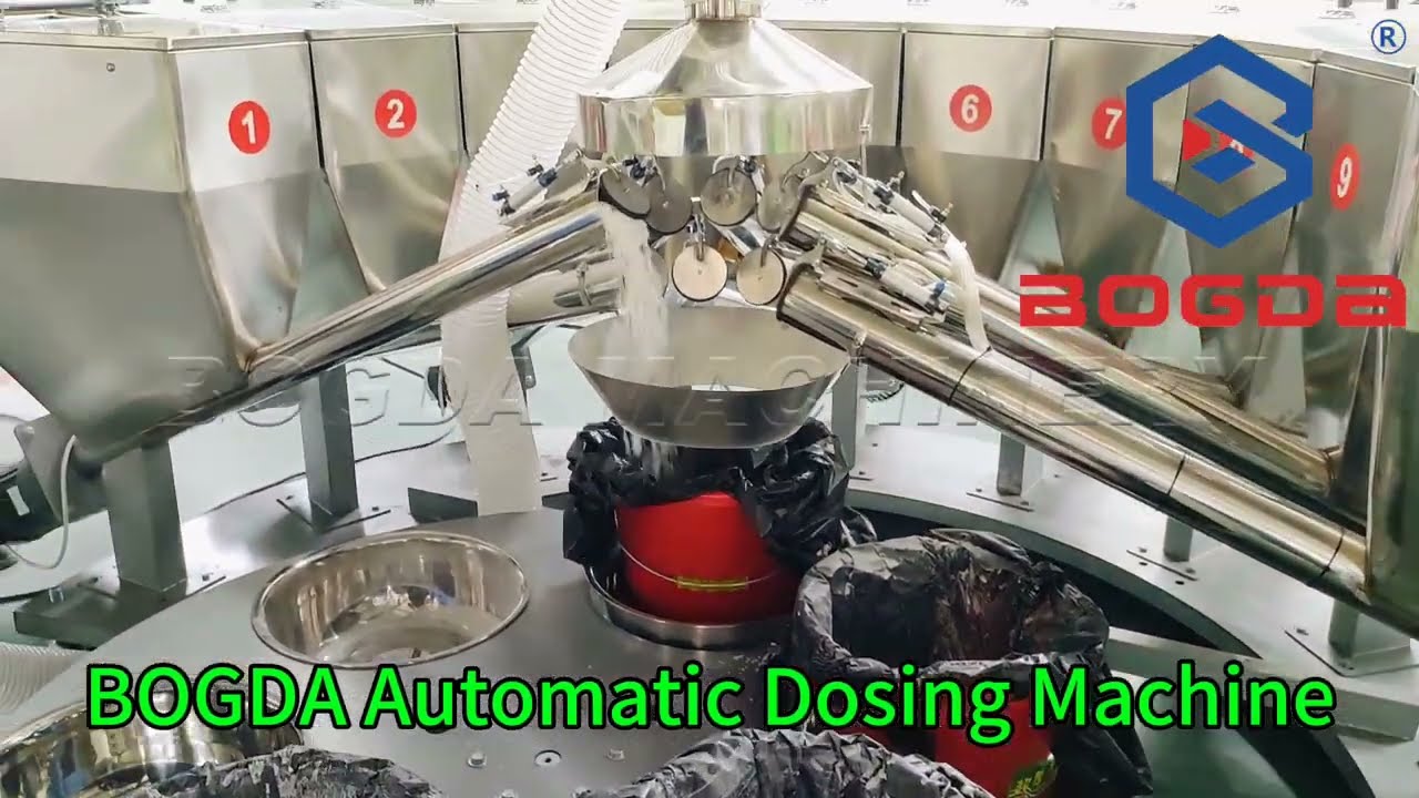 BOGDA Automatic Plastic PVC Formulation Weighing Powder Dosing Batching System #machine #auto