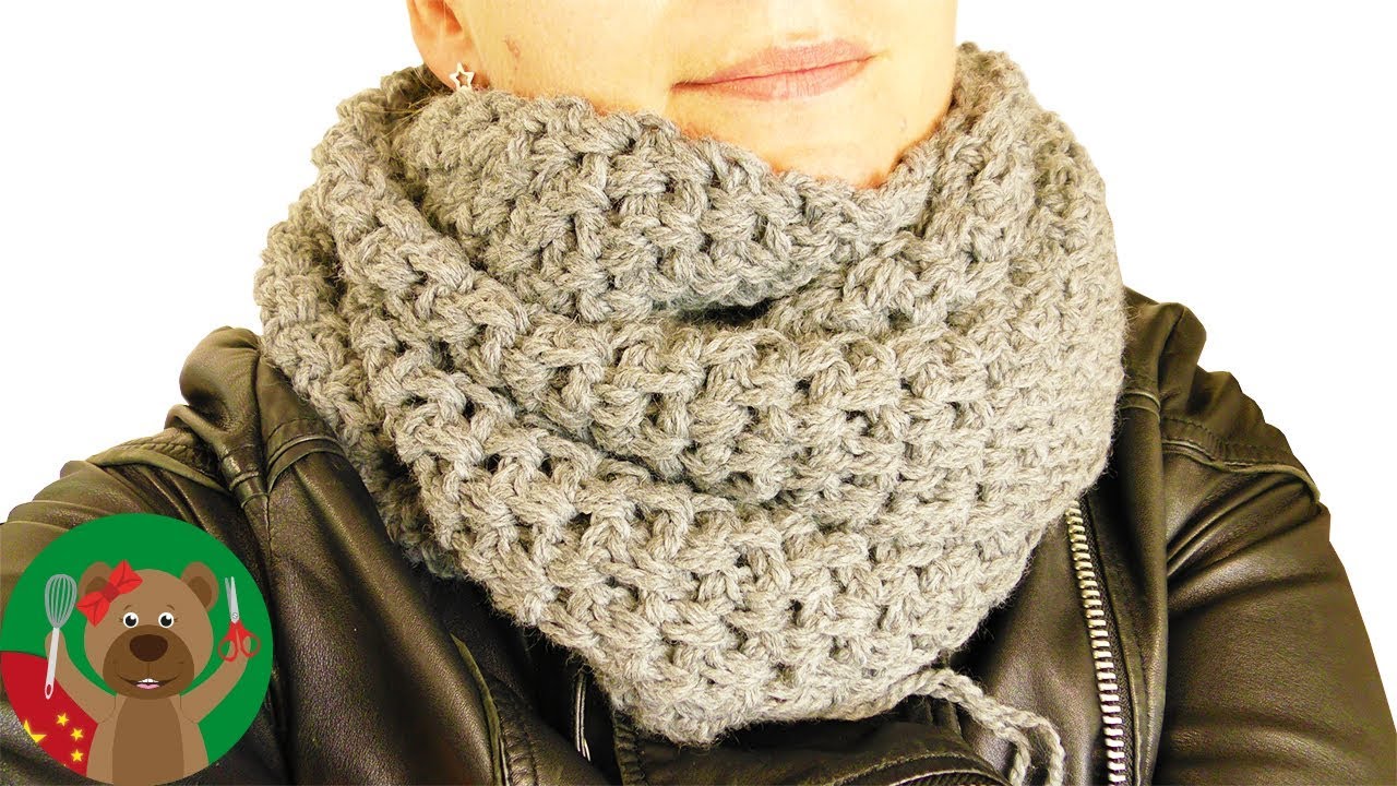 灰色毛线围巾 手工编织钩织 秋冬粗线彩色围脖 粗针羊毛 简单DIY 时尚烟灰奶奶灰 百搭