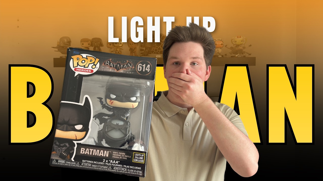 Unboxing LIGHT UP Batman Funko Pop