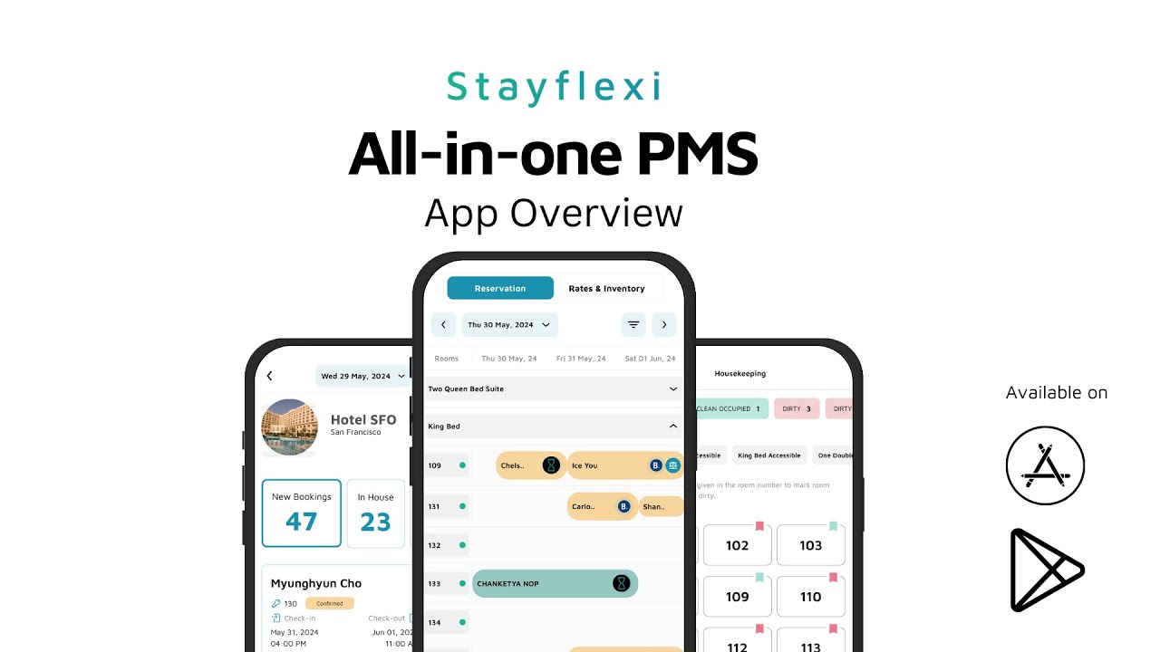 Stayflexi PMS Mobile App | Manage Your Property on the Go!