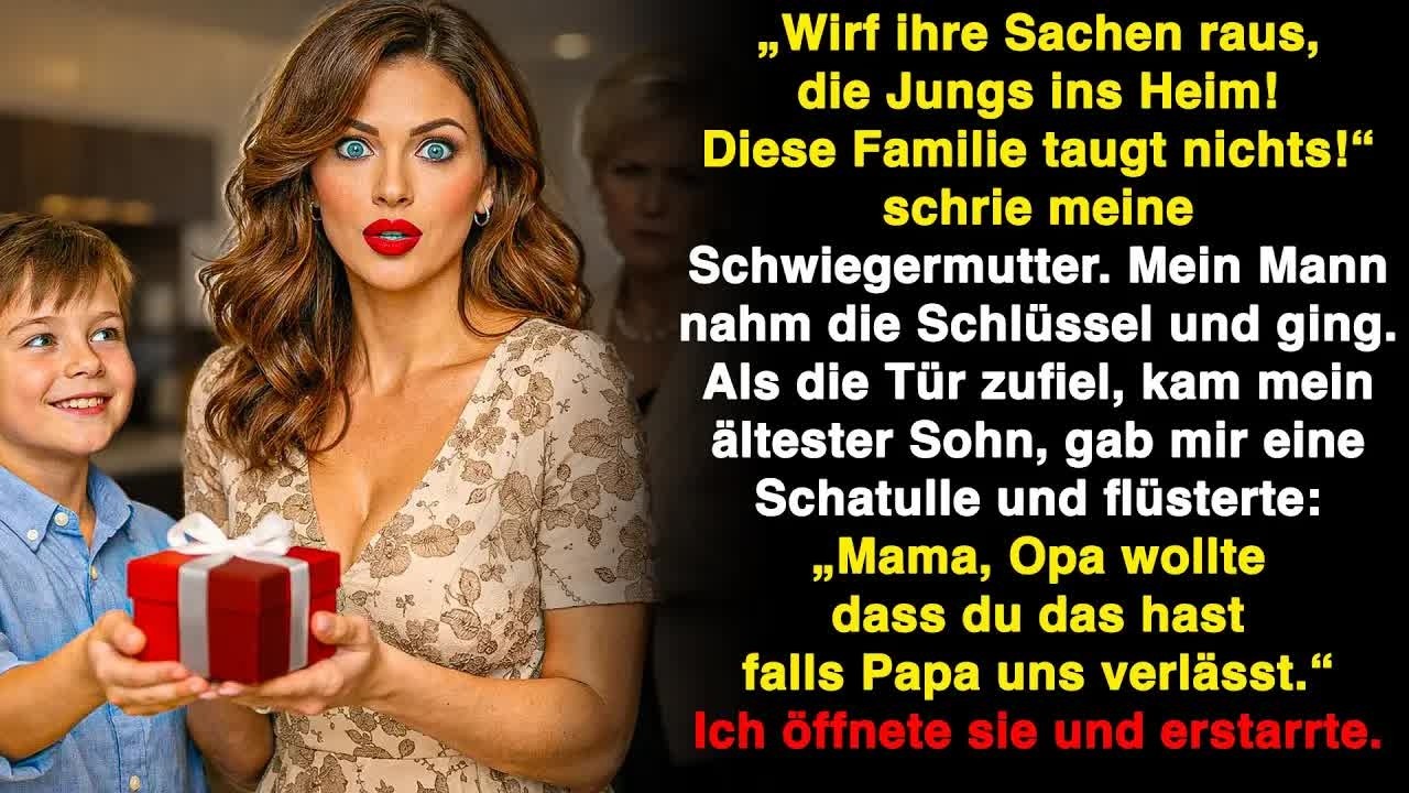Meine Schwiegermutter warf mich raus und wollte meine Kinder ins Heim stecken, aber …