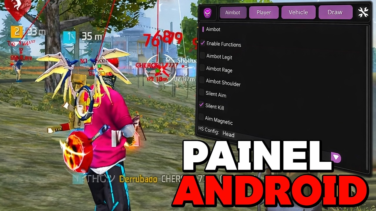 NOVO MOD MENU EXTERNAL DRIP CLIENT ATUALIZADO 🔱 PAINEL AIMBOT - AIMKIL + ESP ANTBLACKLIST ANDROID FF