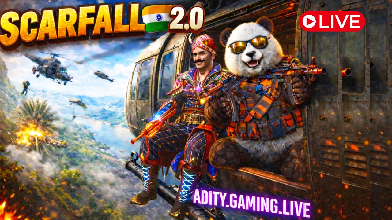 SCARFALL 2.0 LIVE |  RANK PUSH | HINDI | SAMRATH GIRND (This Is Not a Normal Match...)