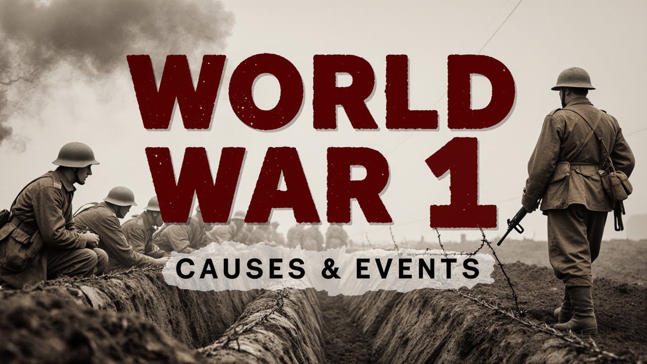 World War 1 Explained | How Did World War 1?|Causes, Events, Countries Involved & Damage