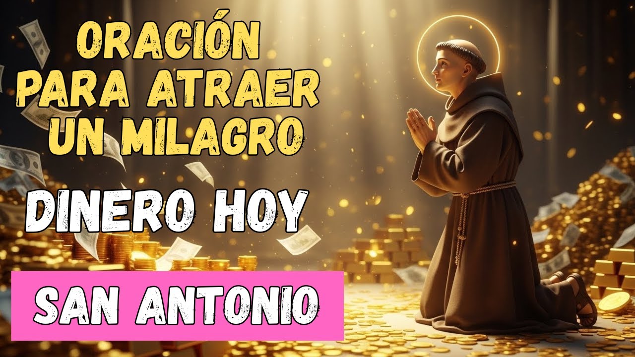 ORACIÓN A SAN ANTONIO: Reza 9 Minutos y Recibe un Milagro de Dinero Hoy
