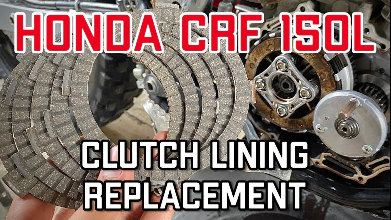HOW TO CHANGE CLUTCH LINING | Honda CRF 150L | RB MELO DIY