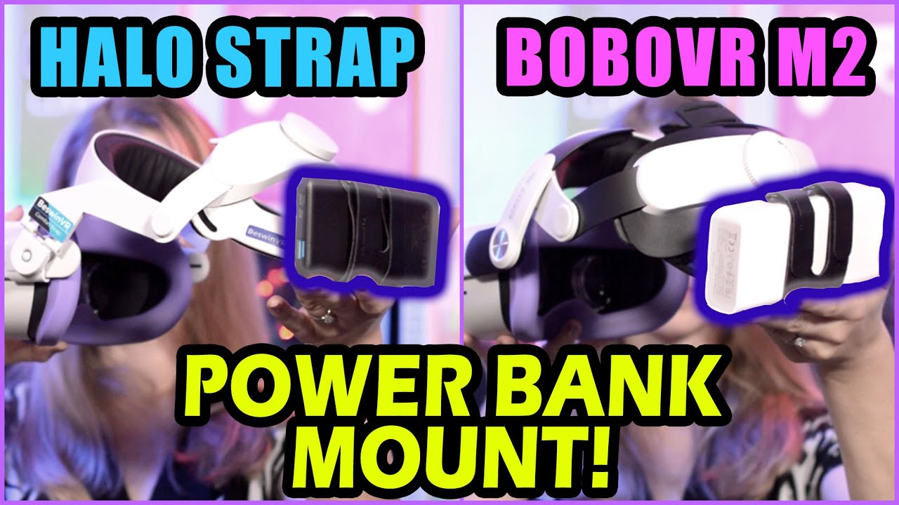 The BEST power bank mount for BOBOVR M2 and Halo Strap from BeswinVR! | Oculus Quest 2