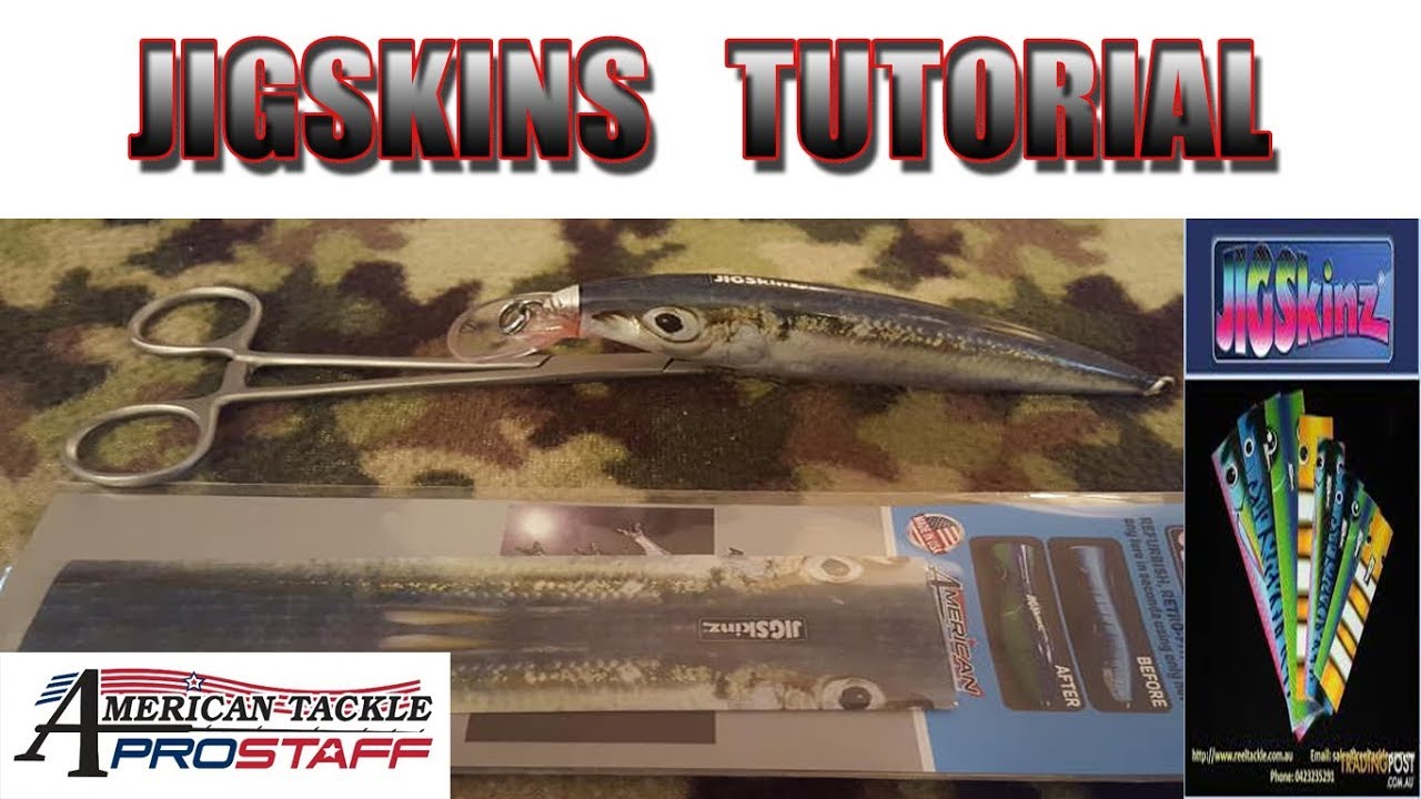 (Jig Skinz) Fishing Lure Customization (MUST WATCH)