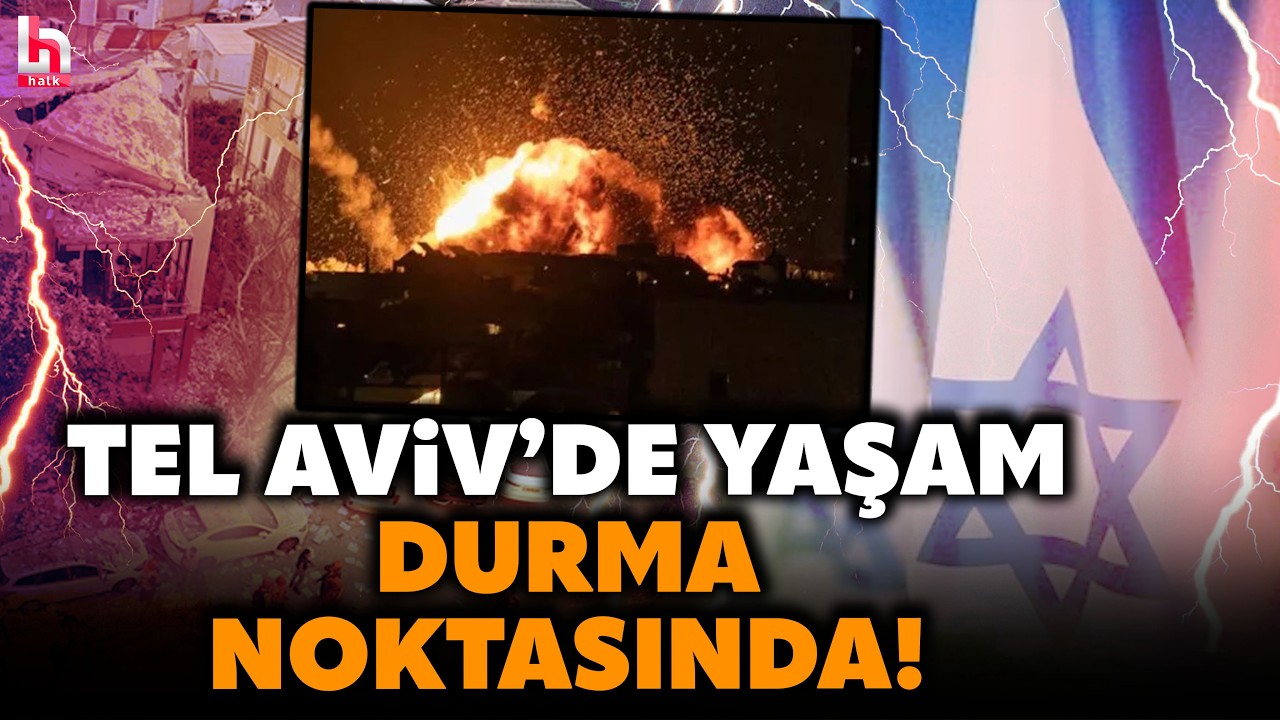 İSRAİL'DE HAYAT FELÇ OLDU! BBC muhabiri Tel Aviv'den o canlı yayını yaptı! 