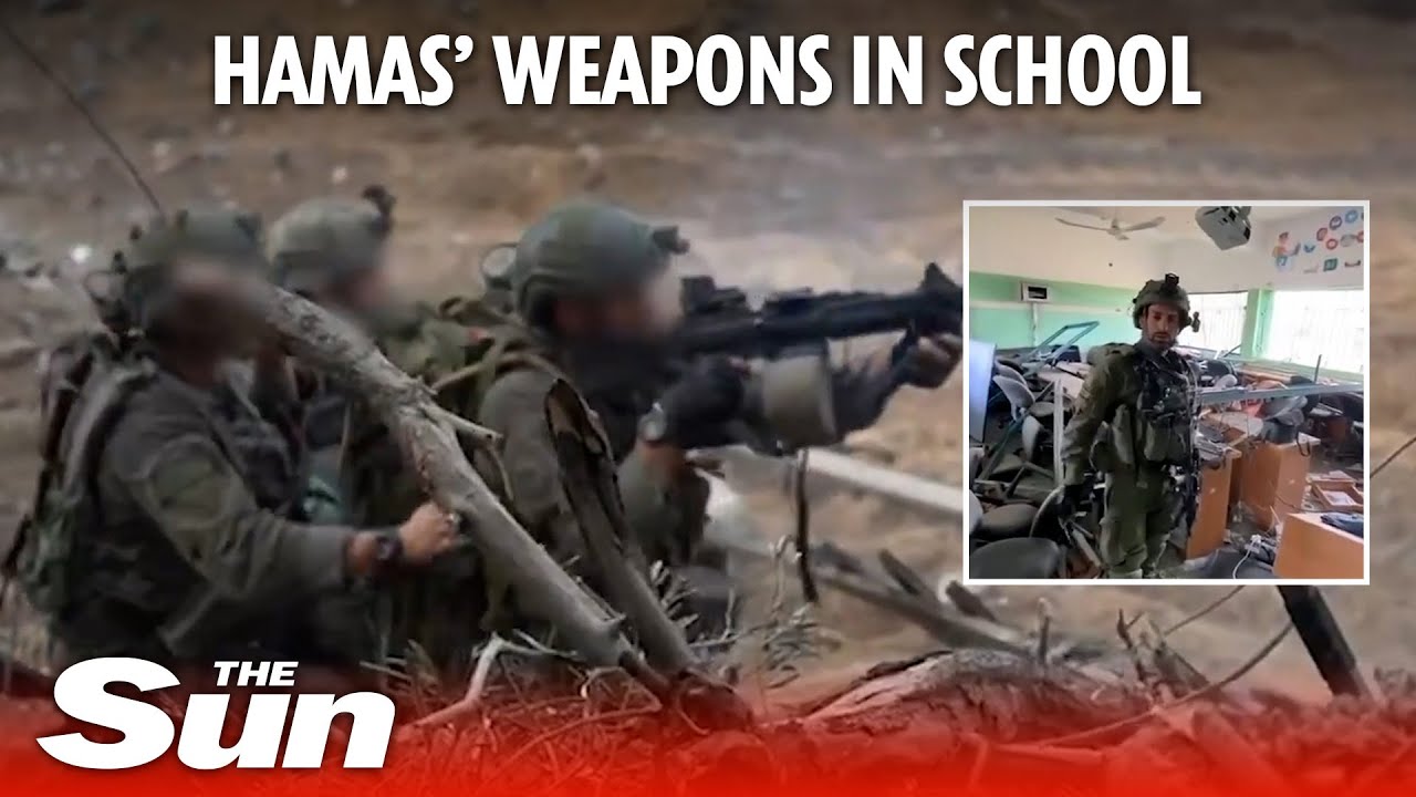 Israel Hamas war: Israeli troops fight Hamas terrorists hiding in Gaza school