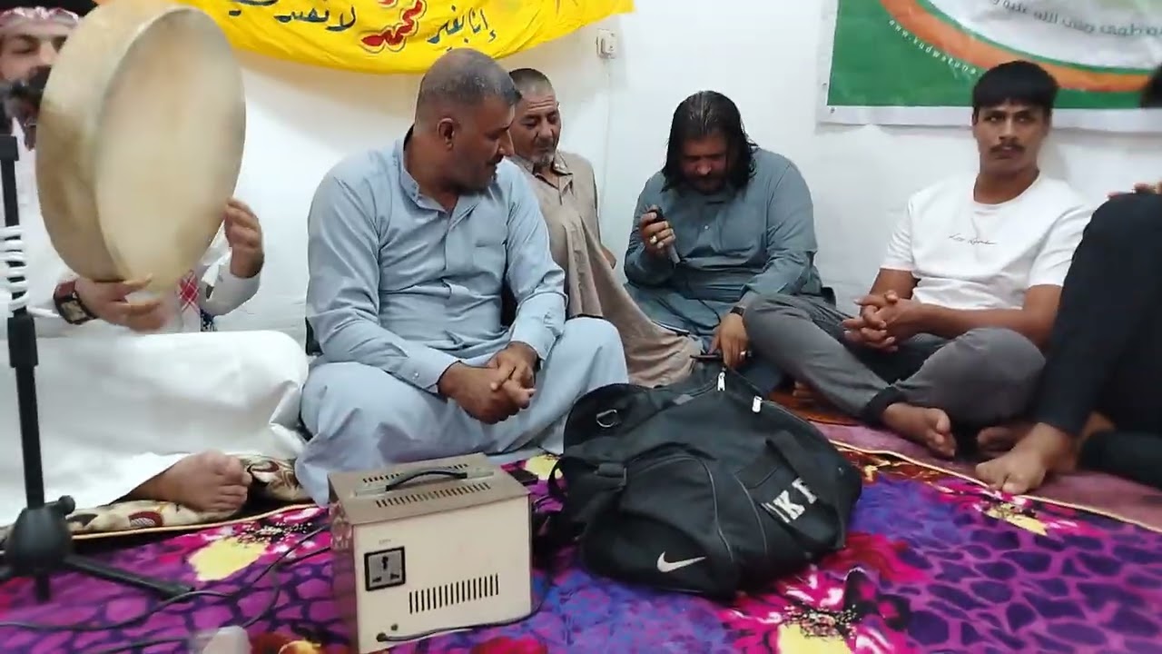 المداح محمود الرفاعي وبحضور المداح ثامر الجبوري وبحضور المداح ستبرق الفهداوي وبحضور المداحين